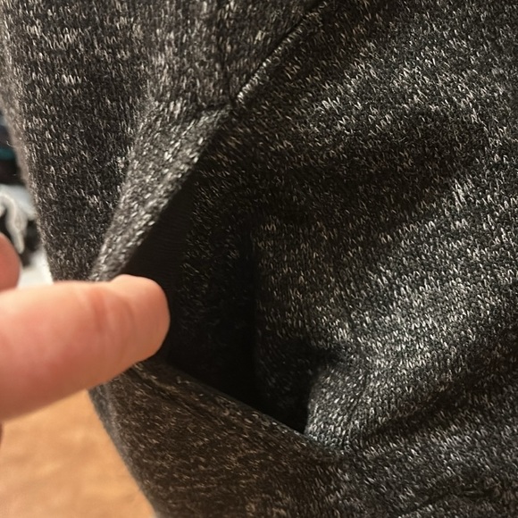 Eddie Bauer Charcoal Fleece Long Sleeve Zip front Hooded Sweatshirt Women’s M - Picture 4 of 11